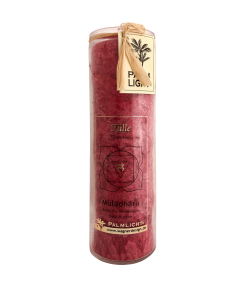 Rote Wurzelchakra Kerze Muladhara von Wagner Life Design
