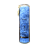 Hellblaue Halschakra Kerze Visuddha von Wagner Life Design