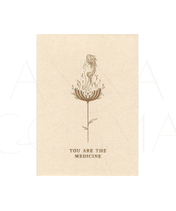 Postkarte "YOU ARE THE MEDICINE" von Anna Cosma