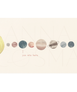 DIN A4-Poster "YOU ARE HERE" von Anna Cosma
