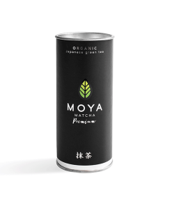 Moya Bio-Matcha Premium japanisches Grünteepulver in der Dose