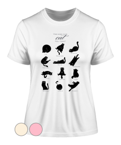 Bio Katzen T-Shirt Damen „Catmoods“
