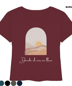 Beach Shirt Damen – Urlaub & Sonne „Donde el mar me lleve“ T-Shirt