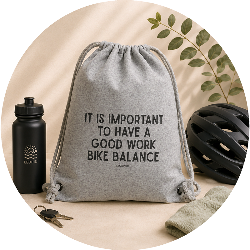 Neue Produkte und aktuelle LEODIN Designs mit Bike-Lovers Gymbag und ausgewählten Neuheiten