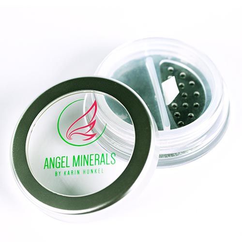 Geöffneter Angel Minerals Mineral Eyeshadow Malachit Glossy