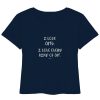 dunkelblaues Katzenliebhaber Shirt mit Aufdruck „I love every kind of cat“ aus Bio-Baumwolle