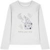 Weißes Katzen Longsleeve Damen mit spirituellem Follow Your Soul Motiv