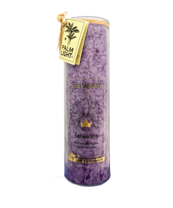 Violette Kronenchakra Kerze Sahasrara von Wagner Life Design