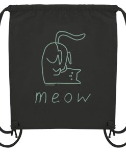 Organic Gym-Bag „Meow“ – Salbei