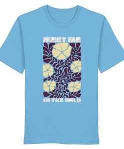 Aqua Blue Wildnis Shirt Unisex mit Nature Motiv