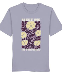 Lavender Wildnis Shirt Unisex mit Meet Me in the Wild Print