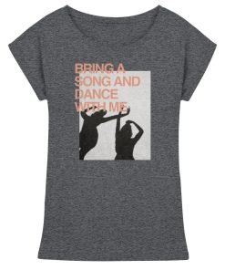 Charcoal Damen T-Shirt mit Dance Print
