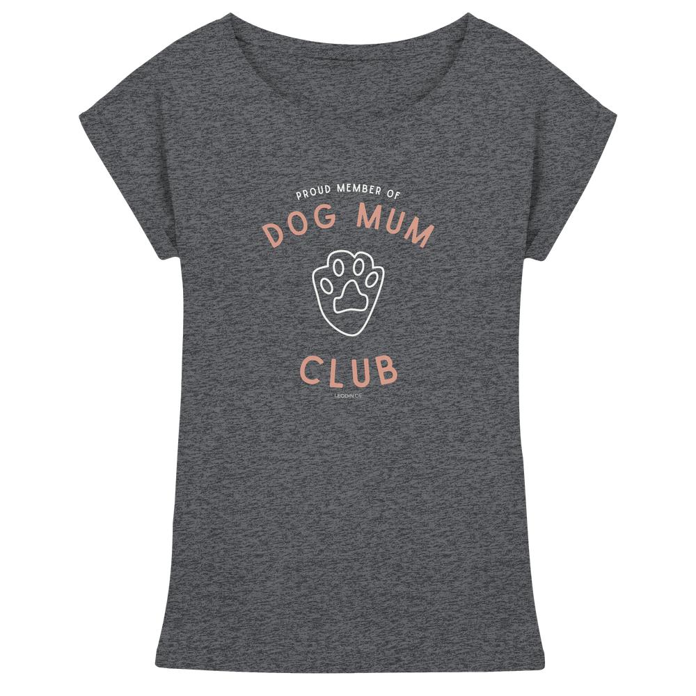Charcoal Heather Dog Mum Shirt mit Dog Mum Club Print
