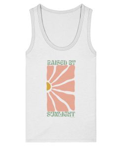 Weißes Damen Tank Top mit Raised by Sunlight Motiv